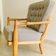 Armchair model José by Guillerme and Chambron, 1970
