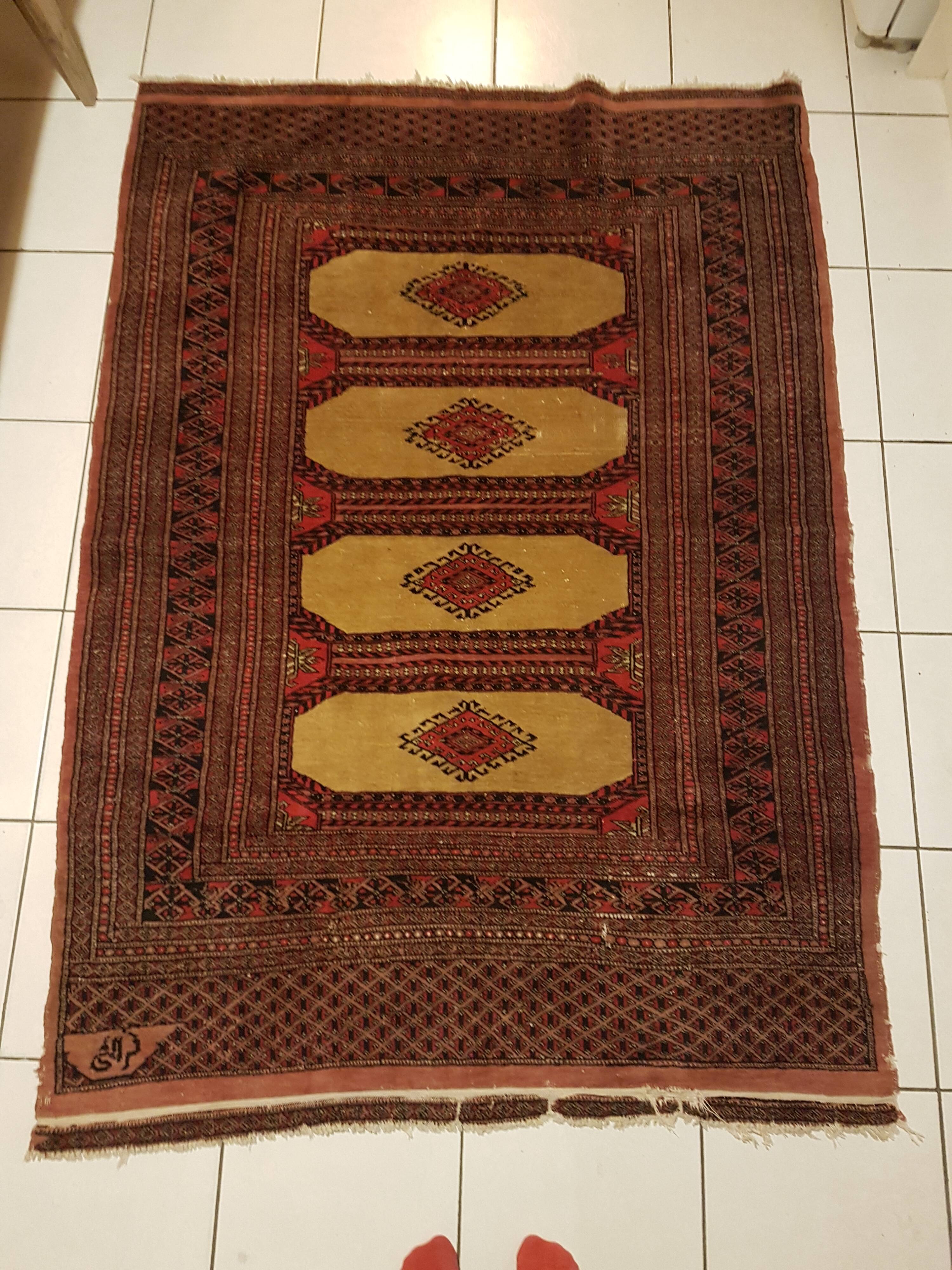 Iranian Persian carpet 178x124cm handmade