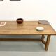 Oak farmhouse table, 1950s