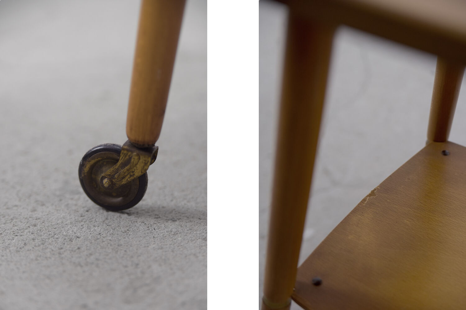 German vintage serving bar trolley 6315 by Ilse Möbel, 1960s