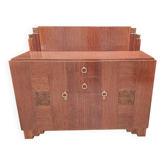 Art Deco sideboard by Saddier & Fils in solid rosewood and veneer