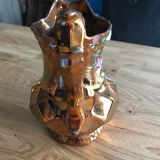 Jersey earthenware vase
