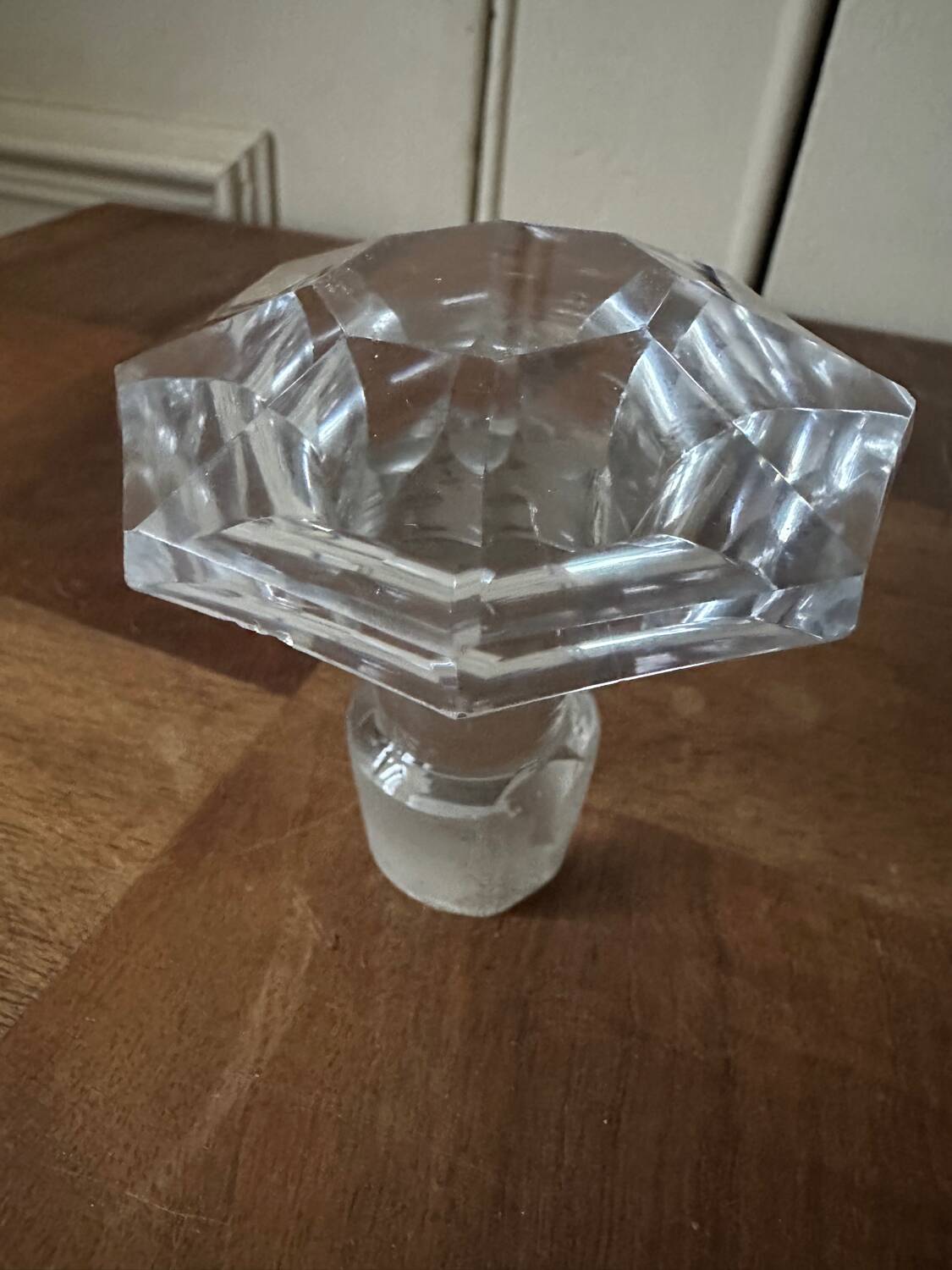 Baccarat crystal whisky decanter, perfection model