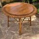 Table basse en rotin