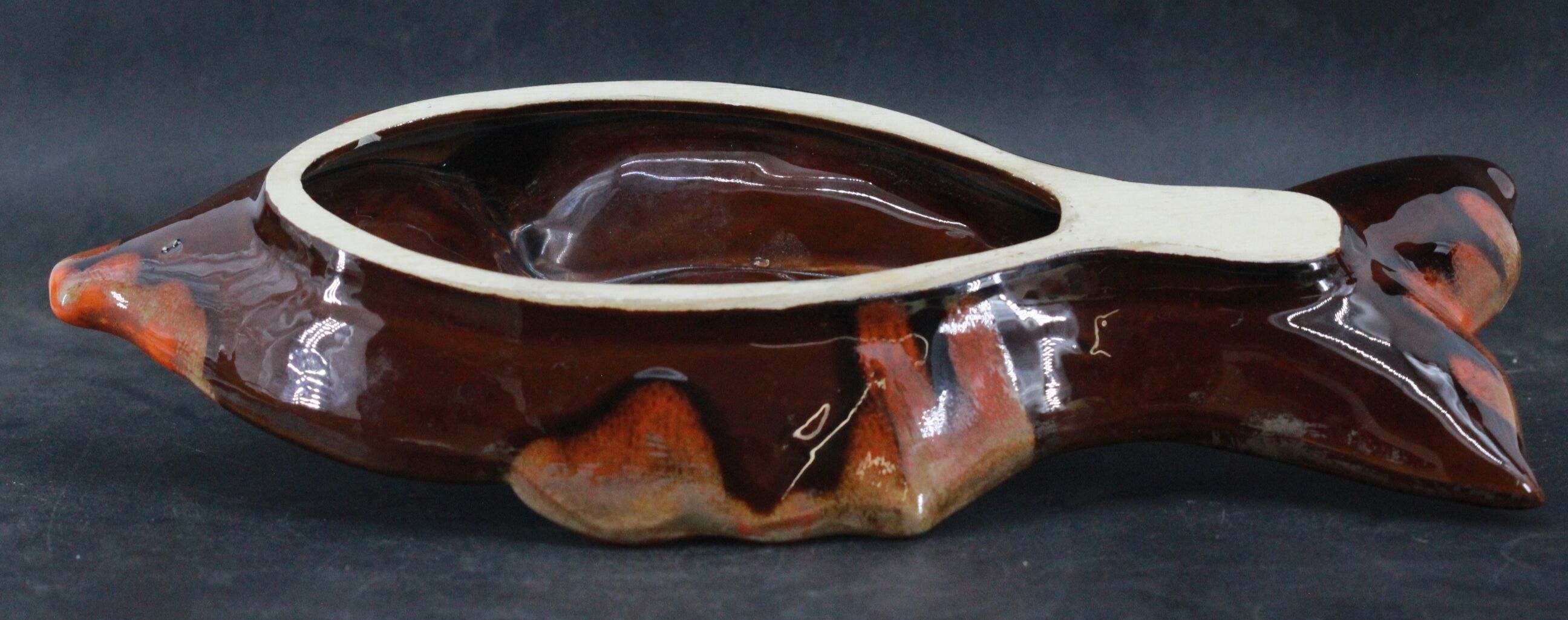Ancient ceramic fish dish