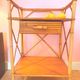 Vintage rattan bedside table "Balthazar"