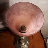 Old bronze lamp