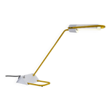 Lampe de bureau jaune de Candle, 1980