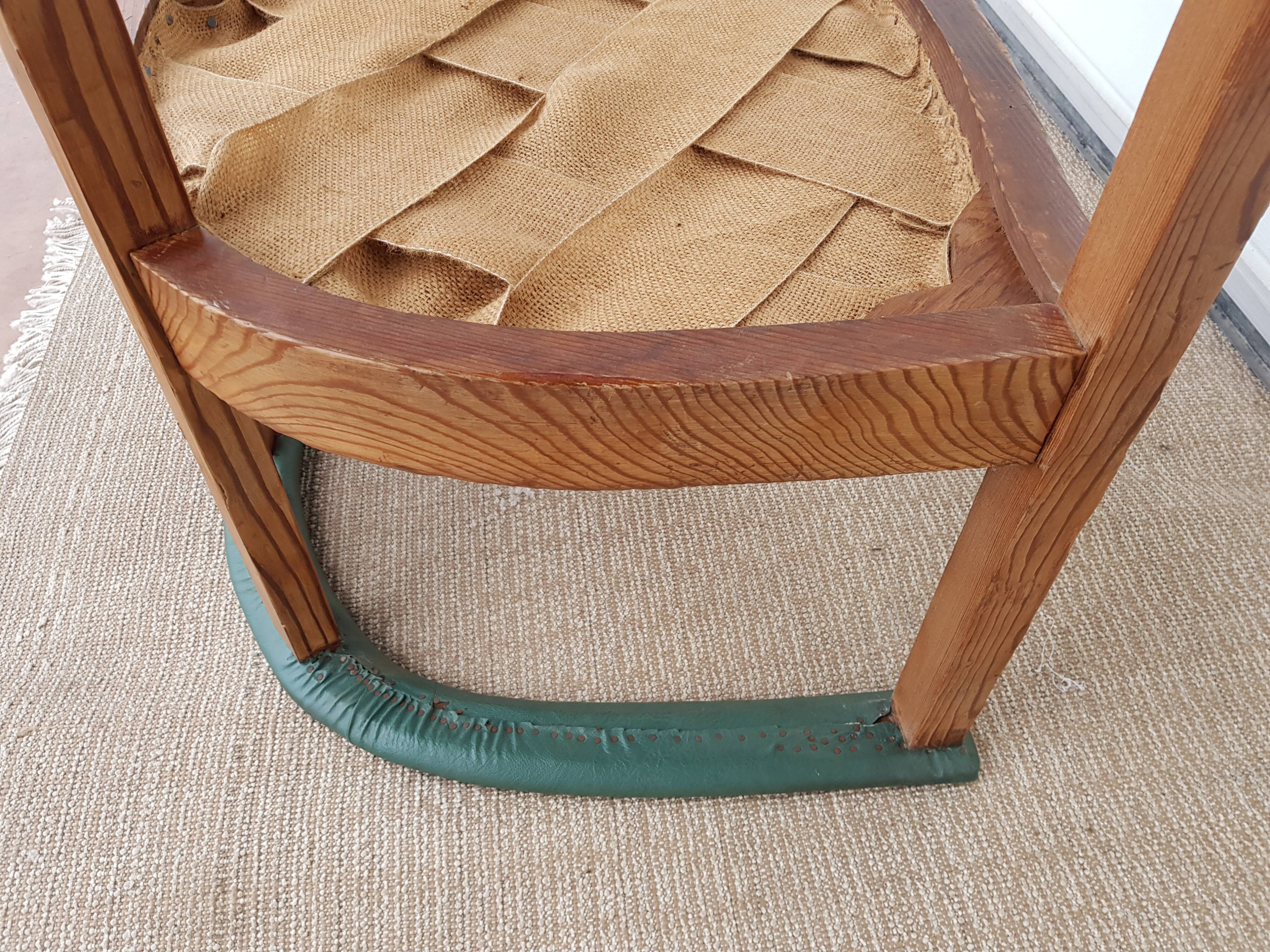 Vintage 1920s 1920s old office chair