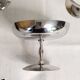 Coupes à glace ,ou sorbet sur pied   , vintage , en inox 18/10 , années 70