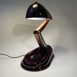 Jumo Bolide lamp in bakelite and copper