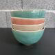 Set of 4 stoneware bowls