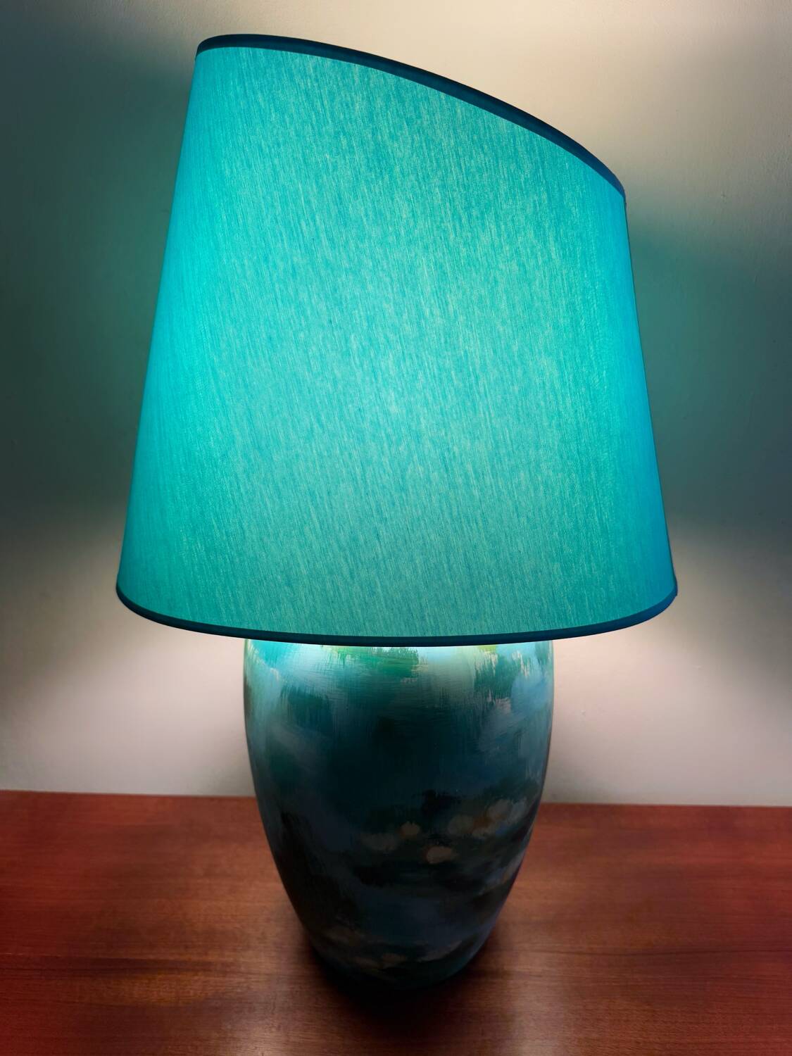 Louis Drimmer “Water Lilies” lamp from the 80s