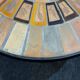 1960s round coffee table Vallauris signed Capron