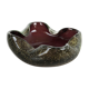 Murano glass ashtray "Golden Dust", Italy, 1970