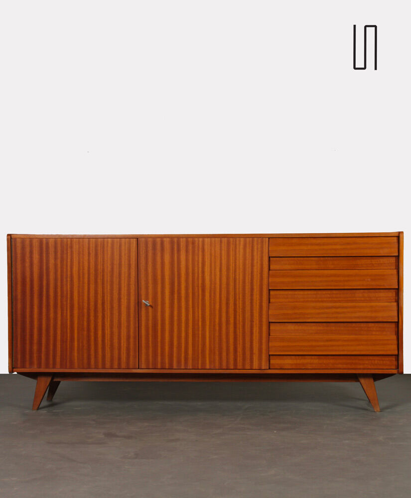 Enfilade en acajou par Jiroutek pour Interier Praha, U-460, 1960