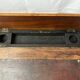 Old wooden writing board over leather early twentieth century
