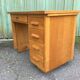 Vintage desk with 5 oak drawers