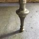 Brass and marble coffee table