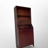 Italian wood and veneered mahogany bookcase, 1960s.
