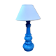 Blue opaline lamp 1960