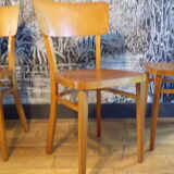 3 vintage Thonet bistro chairs