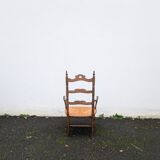 Straw armchair