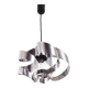 Space age pendant light stainless steel blades