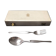 Vintage Christofle Silver Plated Fork and Soup Spoon Set Tapio Wirkkala Duo