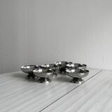 12 coupelles sur pied en inox style Letang Remy