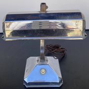 Petite lampe Pirouett Art Déco pied chromé