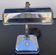 Small Pirouett Art Deco lamp with a chrome base.