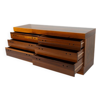 Mid-century chest of drawers, walnut, 1960s