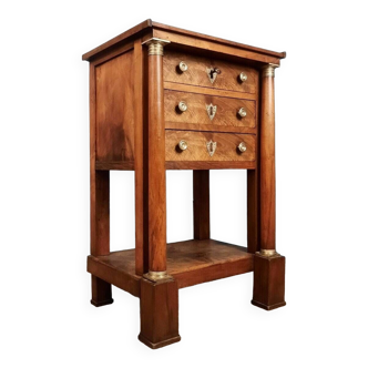 Empire period ceremonial table in walnut circa 1810