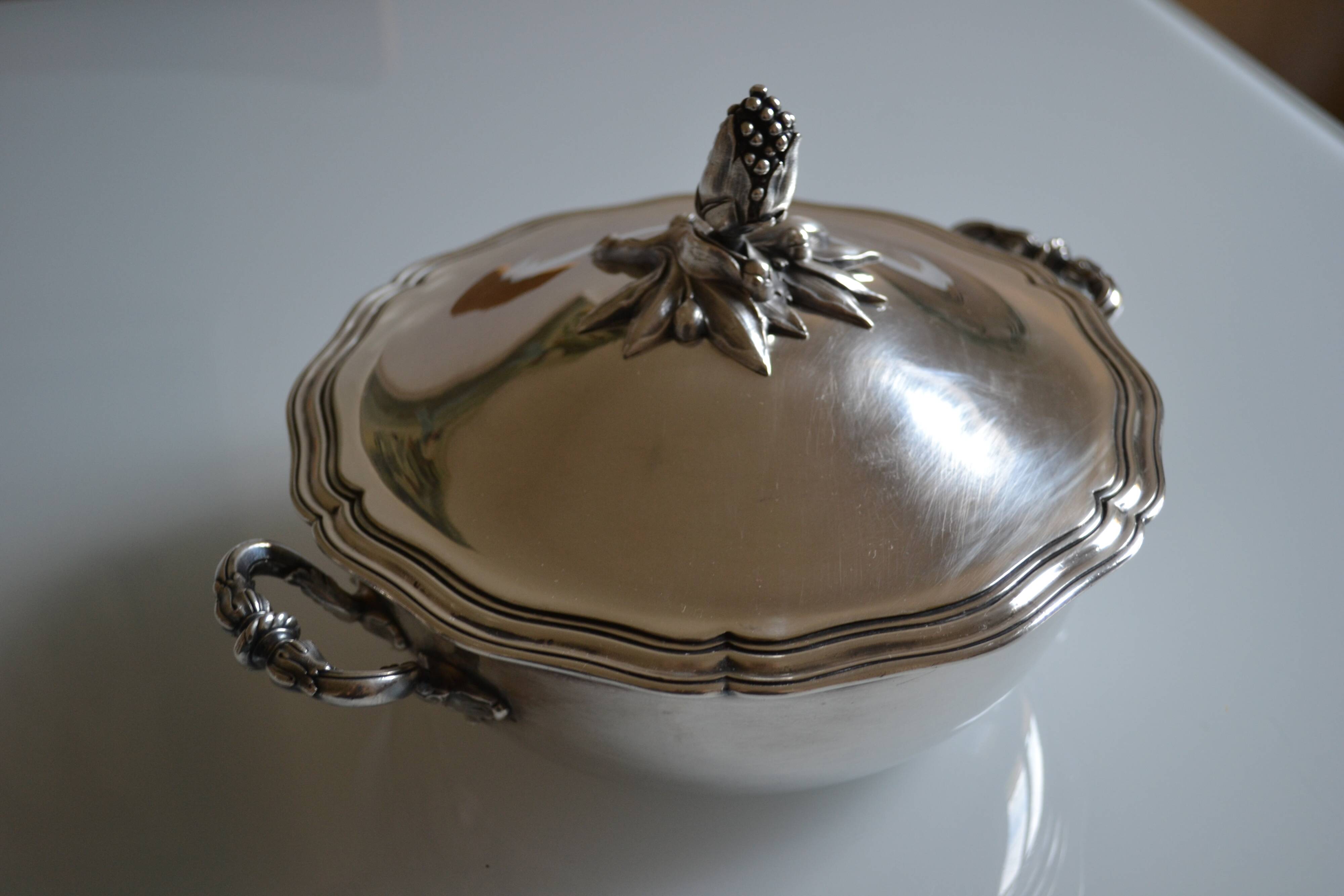 Christofle légumier métal argenté