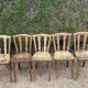Set of 5 Baumann bistro chairs 83