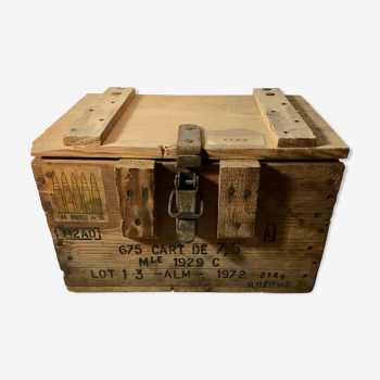 Wooden military crate 1972