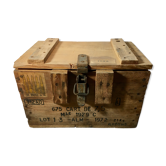 Wooden military crate 1972