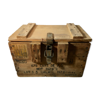 Wooden military crate 1972