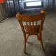 Fauteuil vintage en bois Baumann