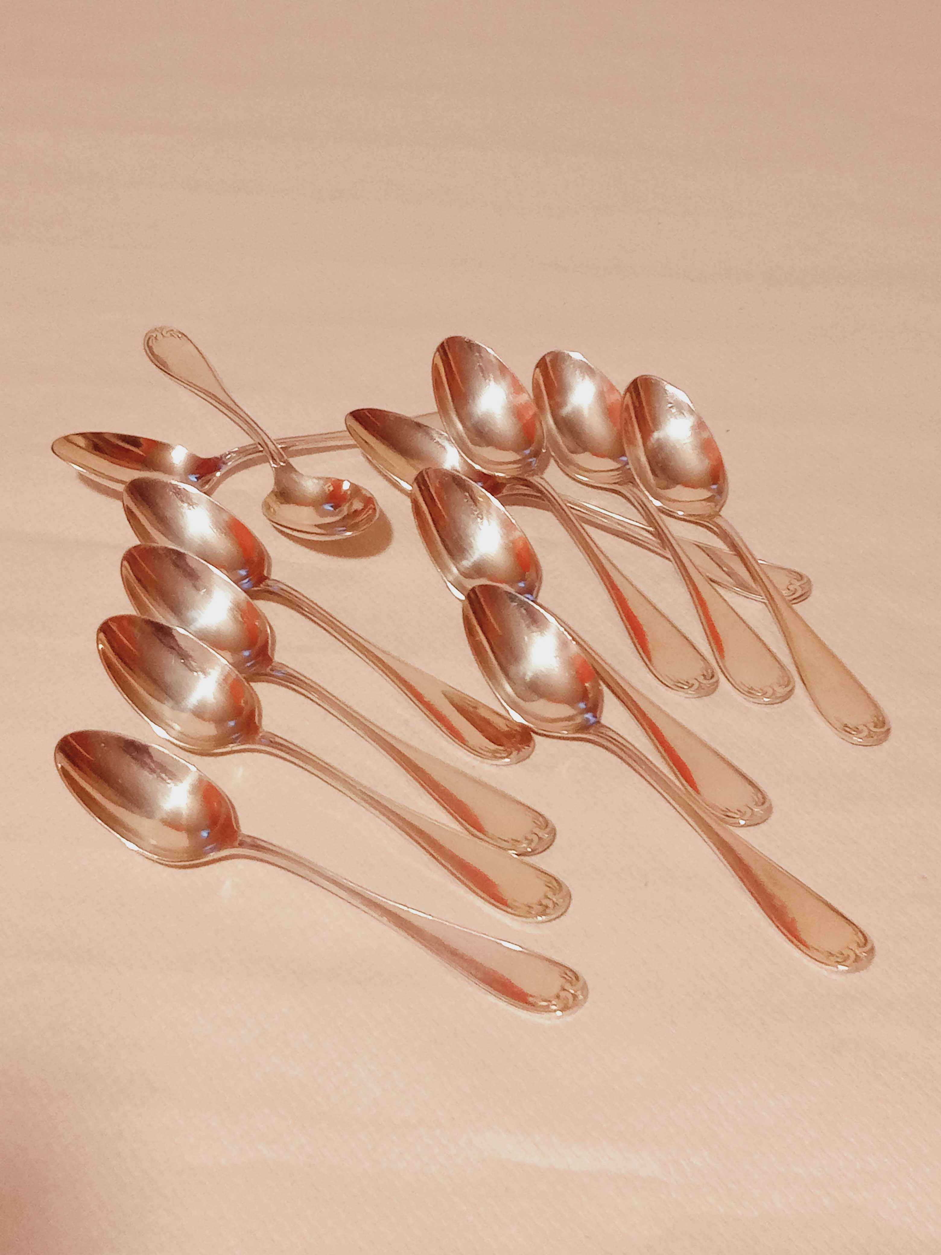 Old dessert spoons