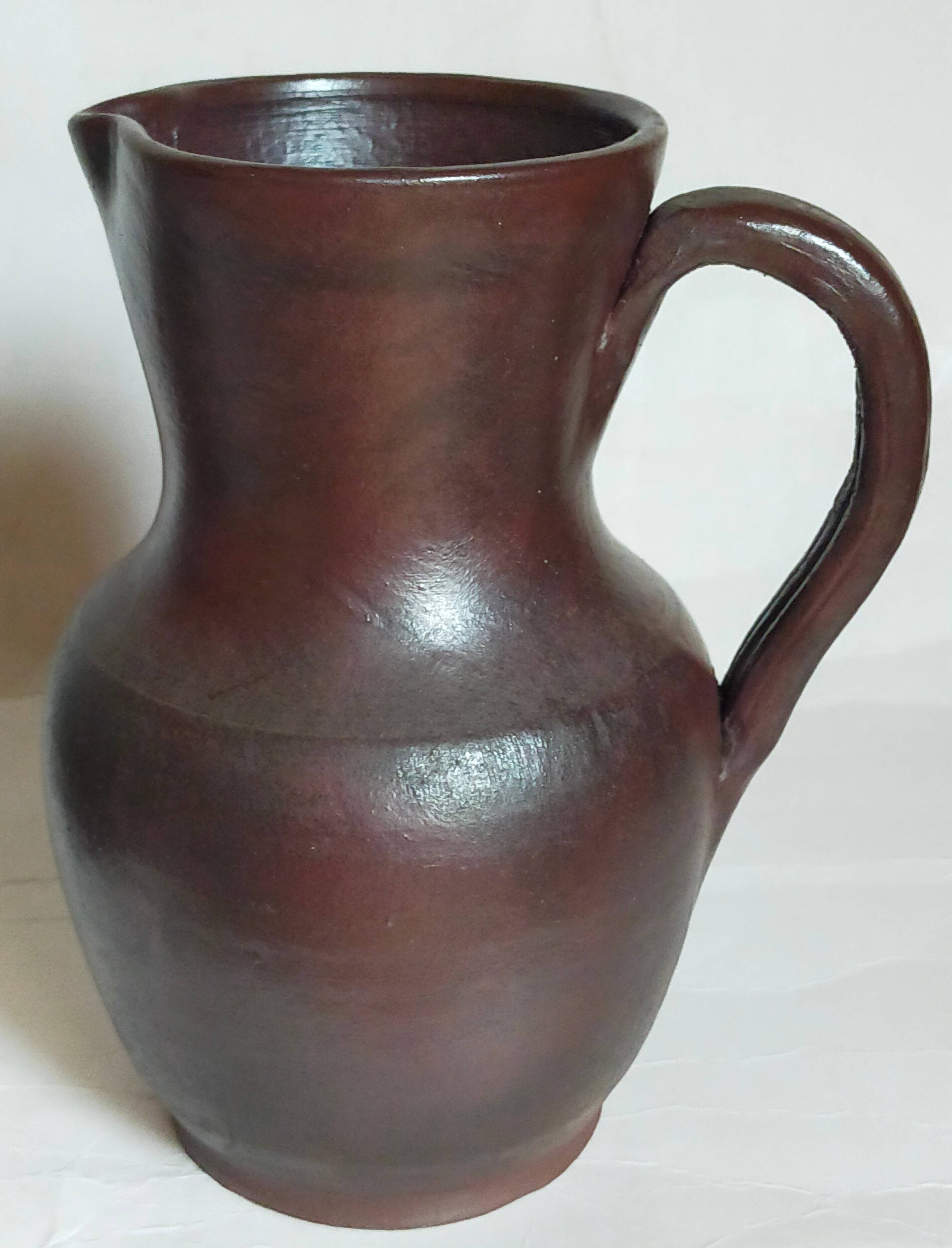 Duo of pottery by Jean Dubost in vintage Noron stoneware