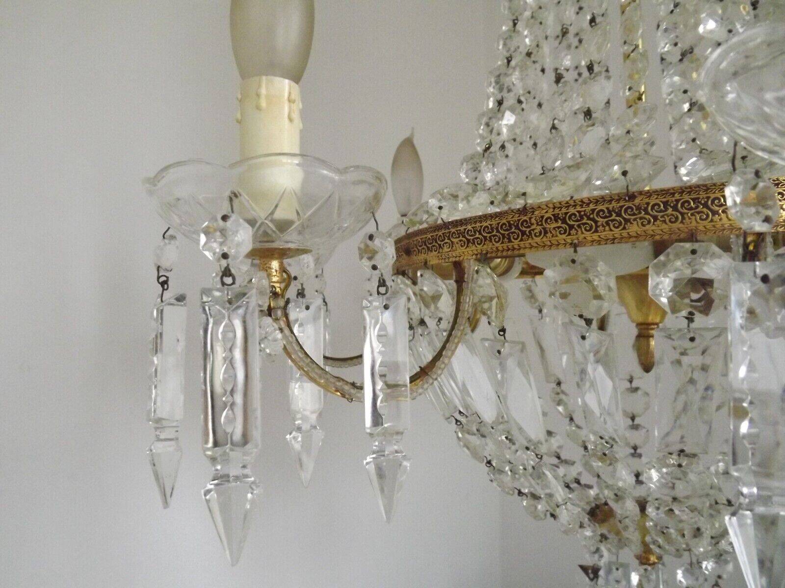 Lustre balloon 8 arms 12 lights