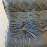 2 seater leather sofa 1970