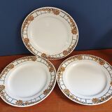 Trio d assiettes Saint Amand
