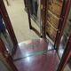 Display cabinet LXVI in walnut
