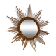Miroir en rotin