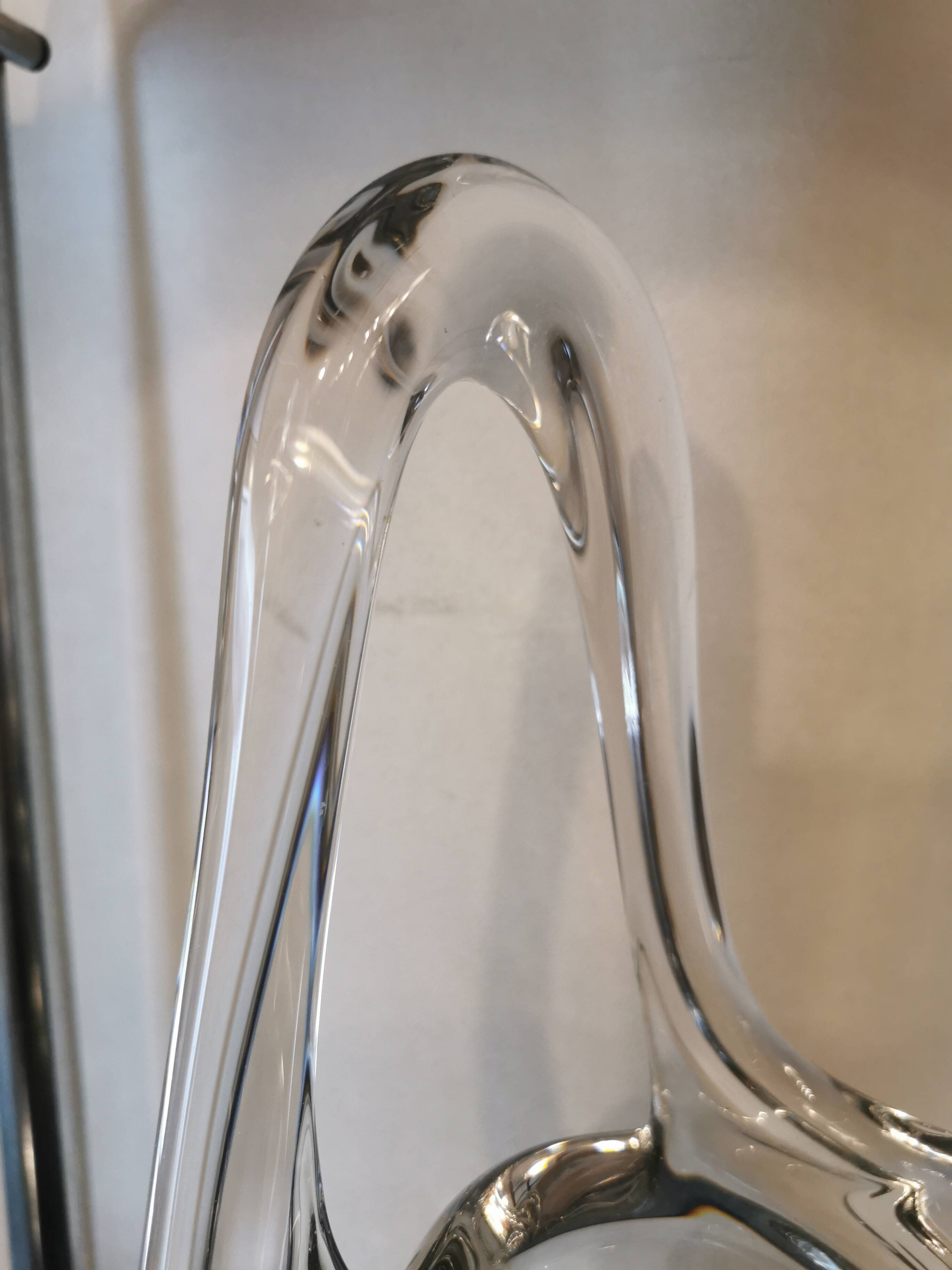 Large crystal fruit cup from the 70s