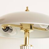 Pearl gray touch mushroom lamp