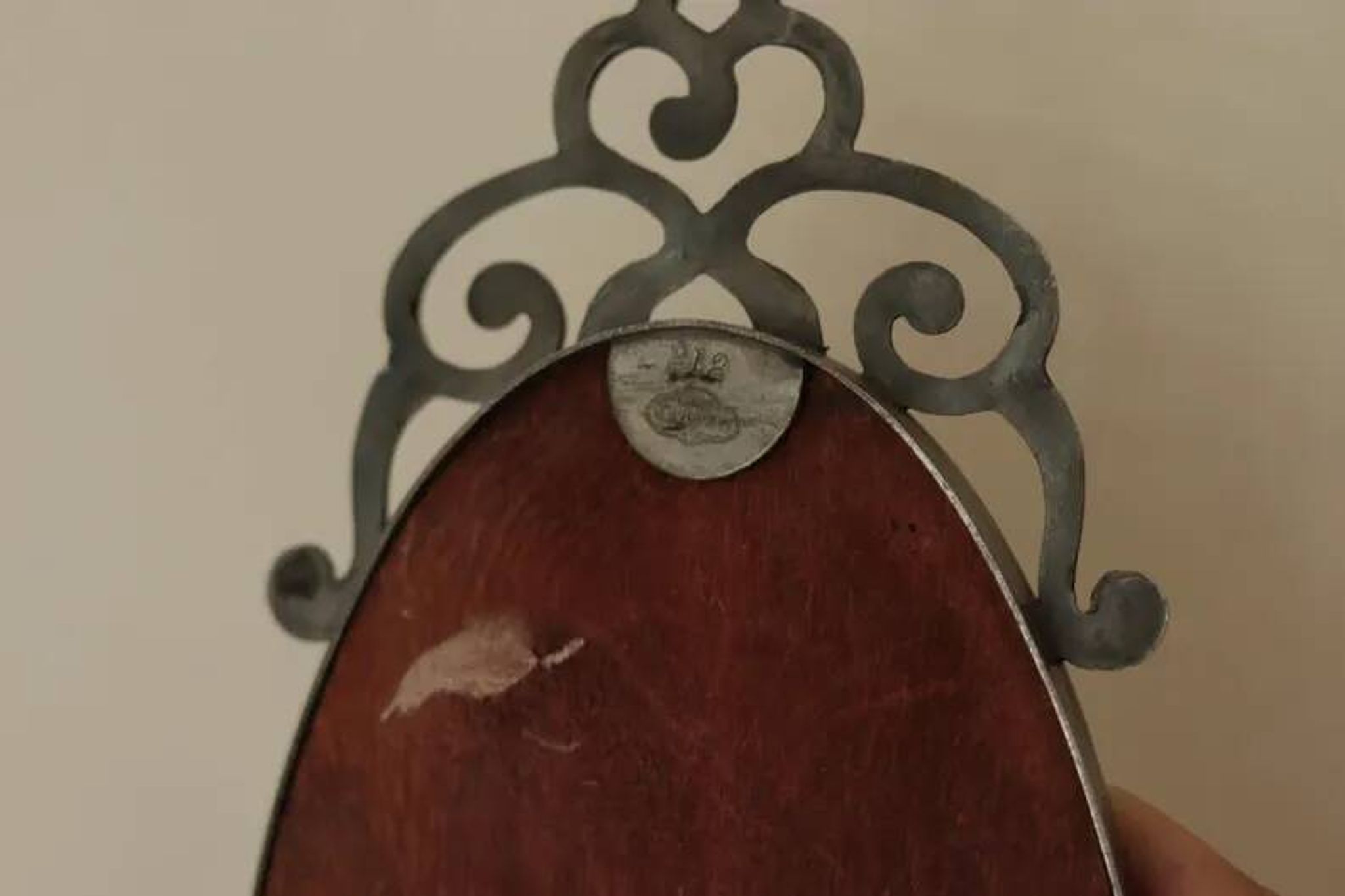 Pair of Swedish Tin Wall Sconces, Mid-Century Style with Mirror by Svenskt - Tenn